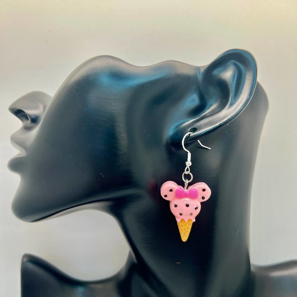 Mickey & Minnie Earrings - Ice Cream Earrings - Popsicle Earrings - Summer Earri - Picture 9 of 10